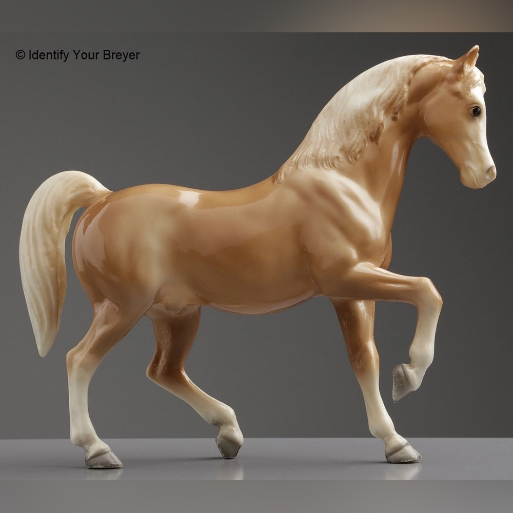 Arabian stallion palomino Breyer horse